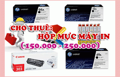 Cho thuê hộp mực máy in tại đà nẵng